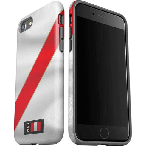 Peru Soccer Flag iPhone SE (2nd & 3rd Gen) Pro Case
